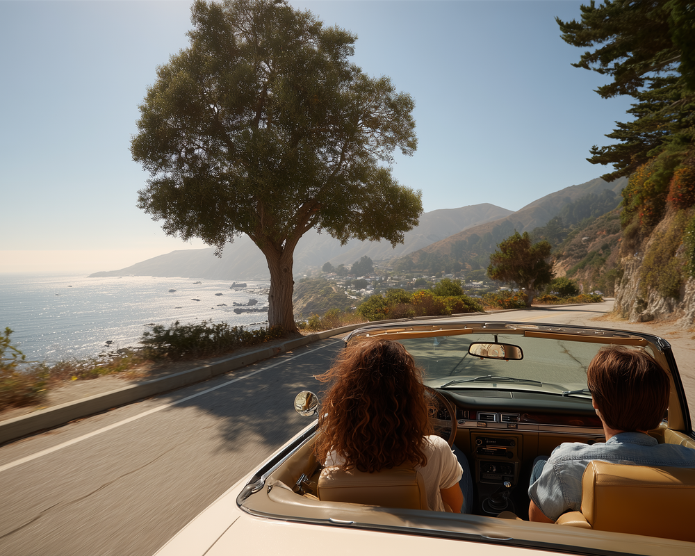 couple on a road trip after dental treatment in Turkey