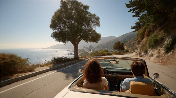 couple on a road trip after dental treatment in Turkey