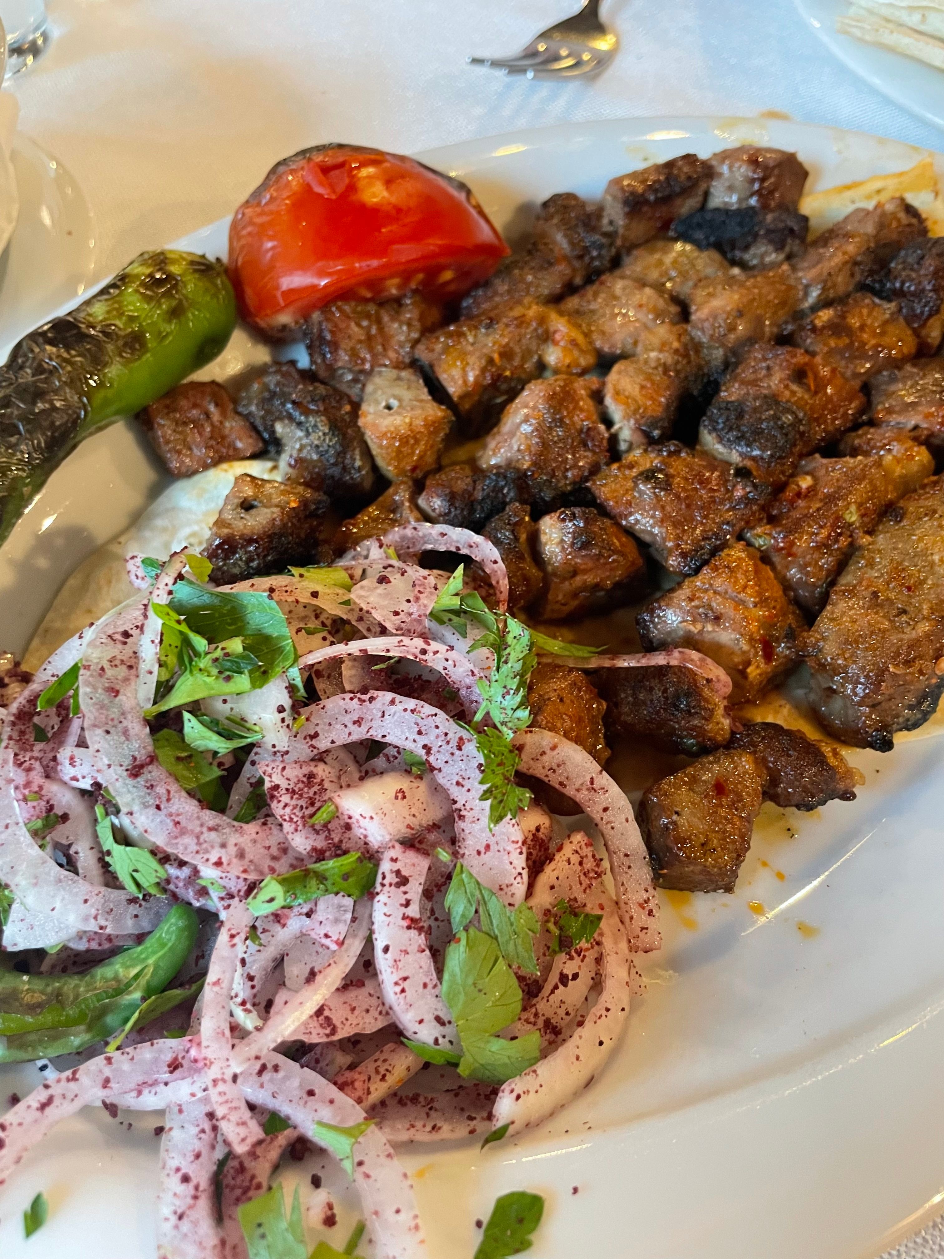 Lamb Skewer with Sumac Onion