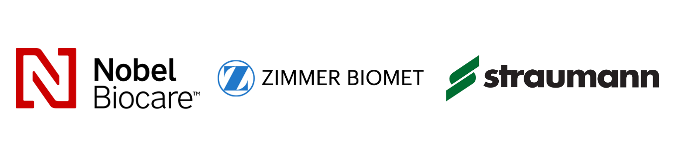 Straumann zimmer biomet nobel biocare implant brand logos